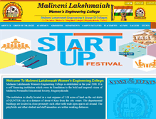 Tablet Screenshot of mlewguntur.com